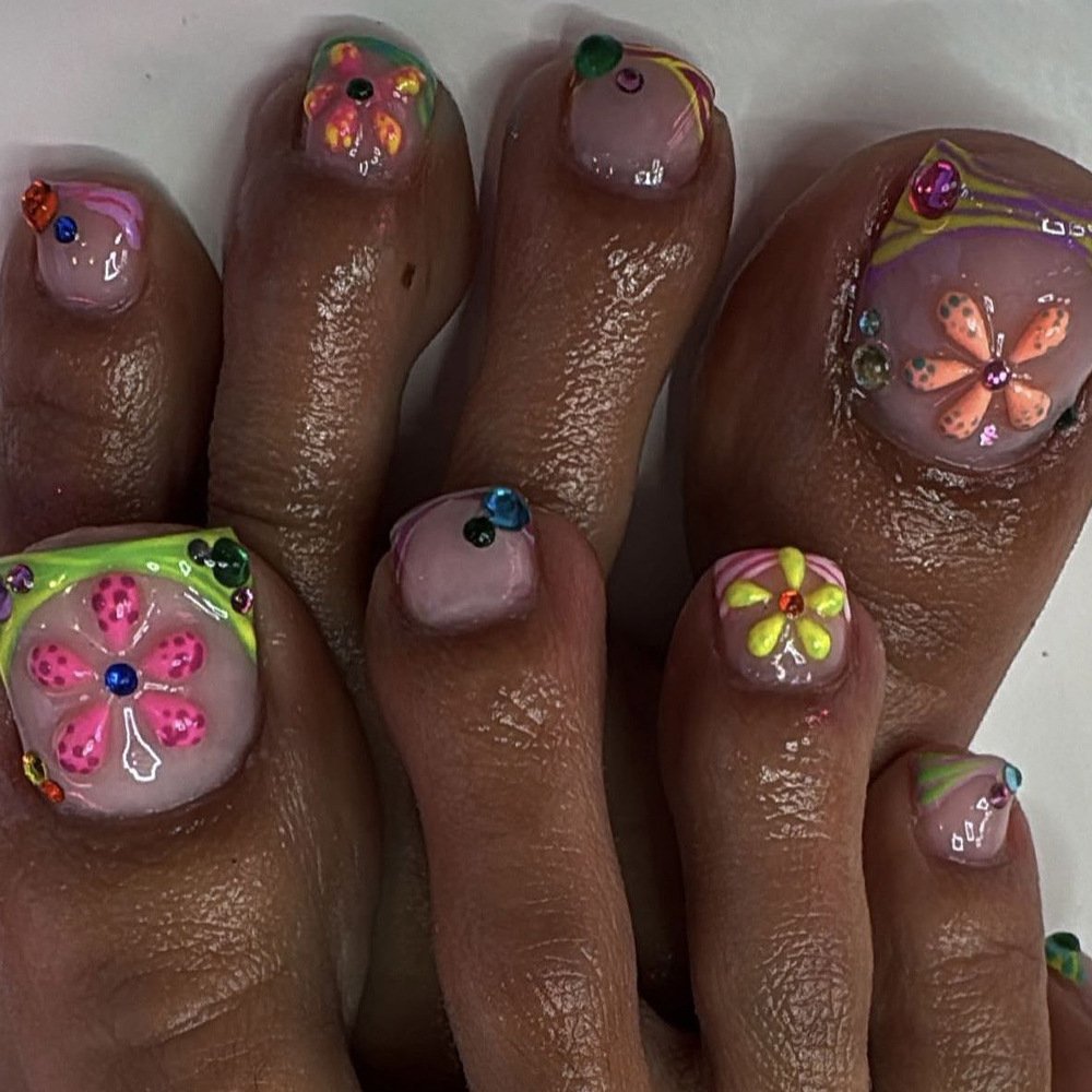 Press-On Toenails JFZ006-B7Q